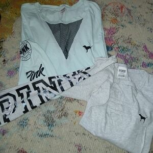 PINK Victoria's Secret Kids Graphic Tee Set